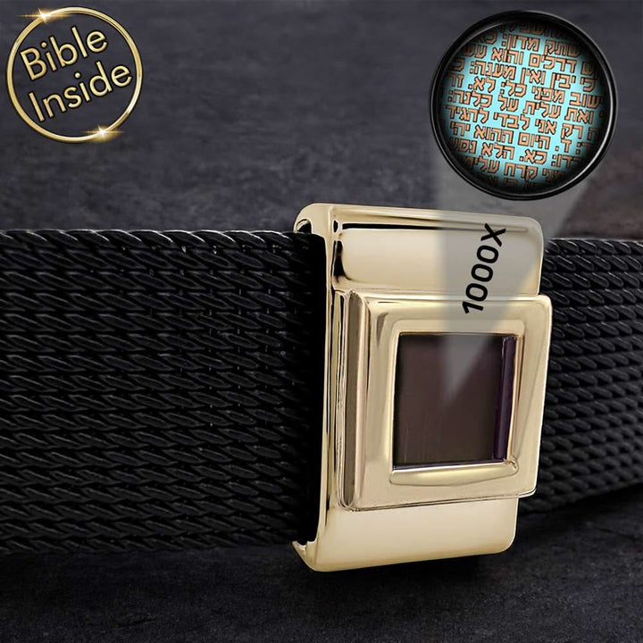 ננו תנך צמידי זהב | 24 סיפרי התנ"ך בחריטה | ננו תכשיטים