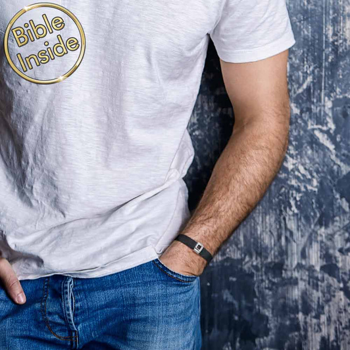 צמיד מיוחד עם תנך | 24 סיפרי התנ"ך בחריטה | מיי ננו תכשיטים