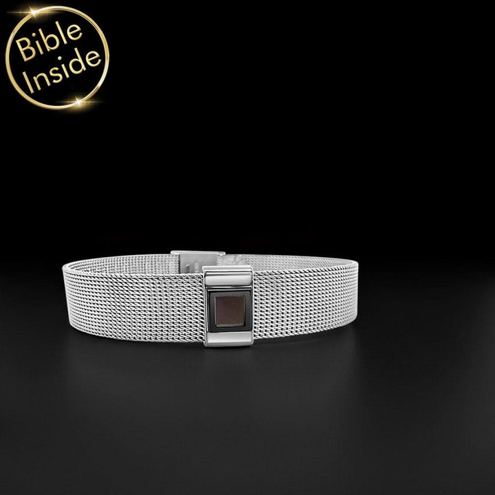 צמיד מיוחד עם תנך | 24 סיפרי התנ"ך בחריטה | ננו תכשיטים