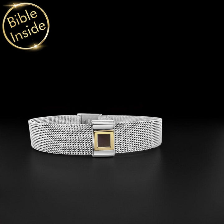 צמידי כסף עם ננו תנך | 24 סיפרי התנ"ך בחריטה | ננו תכשיטים