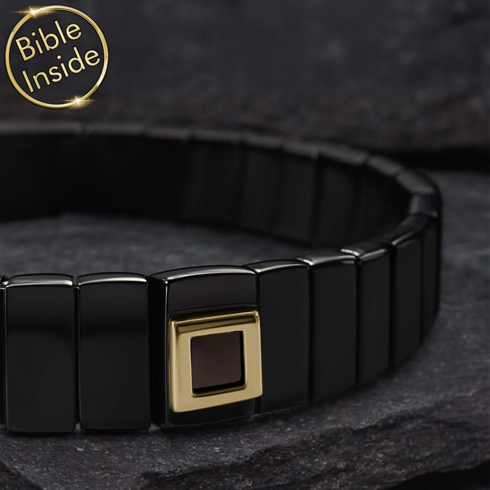 צמידי גברים עם כל התנ"ך משובץ | ננו תכשיטים