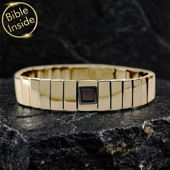 סט תכשיטים לגבר עם כל התנ"ך משובץ