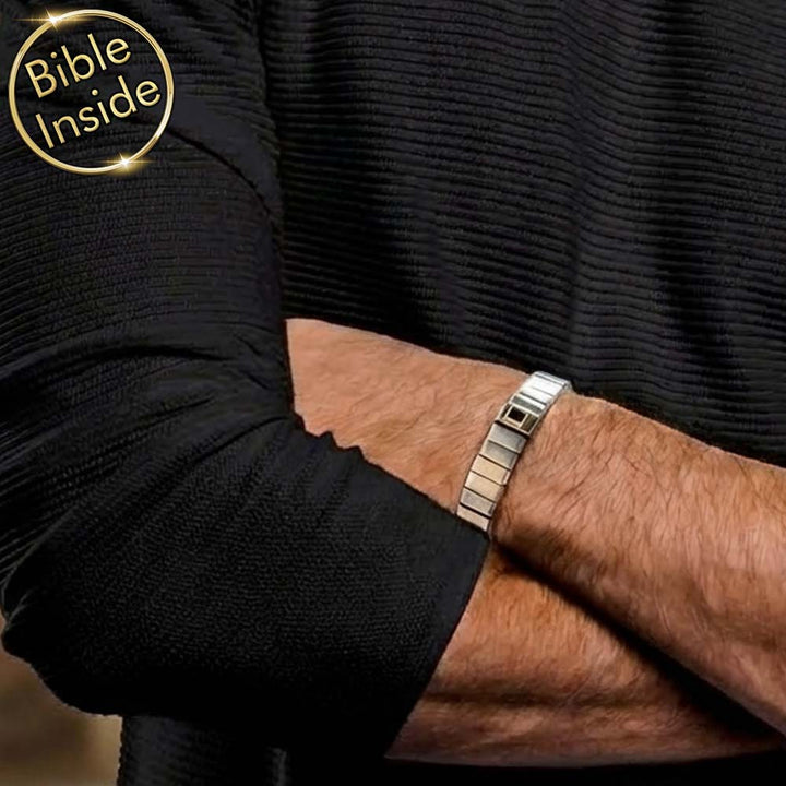 כל התנך בתכשיט אחד - צמיד עם מלבנים בכל ההיקף