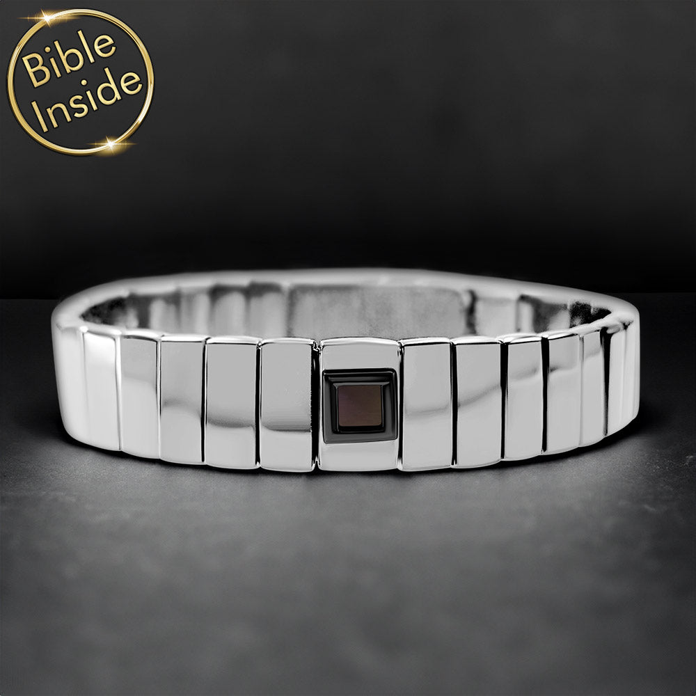 תכשיט עם כל התנך - צמיד עם מלבנים בכל ההיקף 