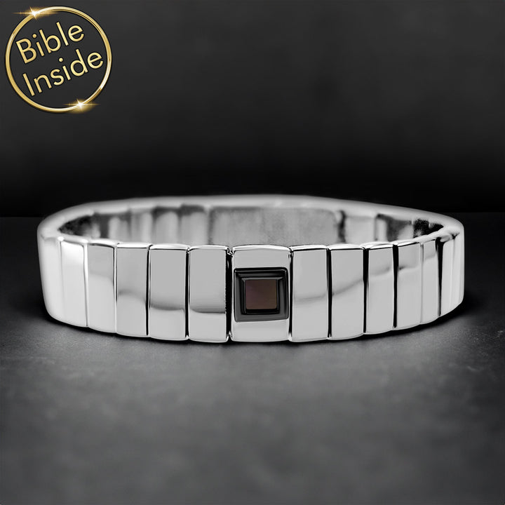 תכשיט עם כל התנך - צמיד עם מלבנים בכל ההיקף 