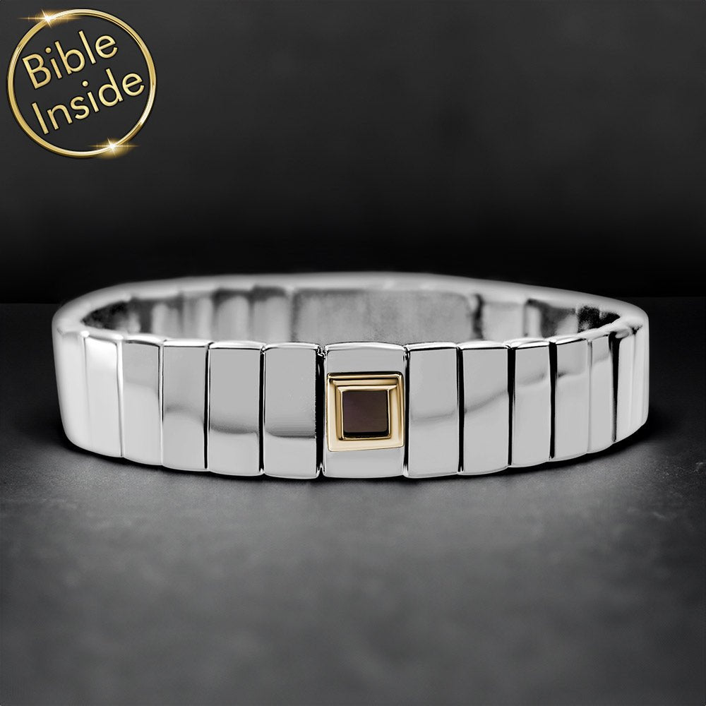 כל התנך בתכשיט - צמיד עם מלבנים בכל ההיקף