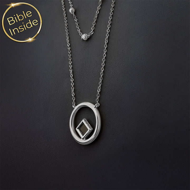 שרשראות עם ספר תהילים Sunrise – תליון עגול עם כל הספרים