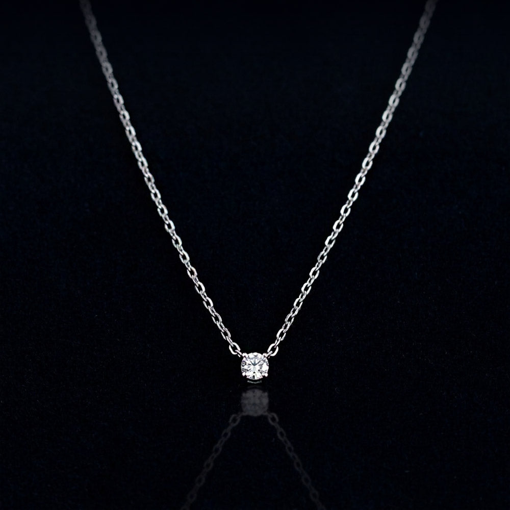 שרשרת יהלום עדינה 0.11CT