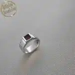 טבעת תנ"ך כסף אמיתי עם חריטה של כל 24 ספרי התנ"ך - ננו תכשיטים
