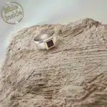 טבעת תנ"ך כסף עם חריטה של כל 24 ספרי התנ"ך - ננו תכשיטים