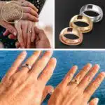 טבעת נישואין תנ"ך עם חריטה של התנ"ך הקטן בעולם - ננו תכשיטים