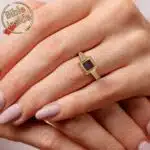 טבעת ננו תנ"ך לאישה עם חריטה של כל 24 ספרי התנ"ך - ננו תכשיטים